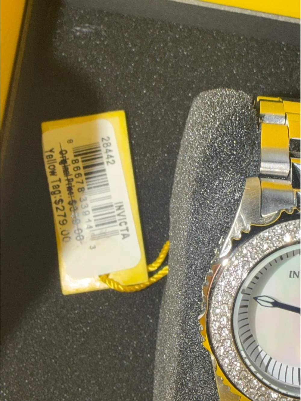 $279 INVICTA ANGEL SWISS RONDA WITH MOTHER OF PEARL DIAL 30mm